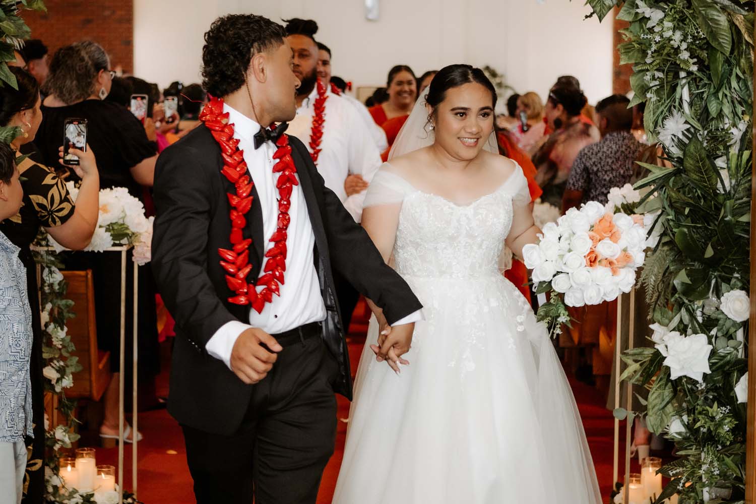 Blissful Church Wedding in Auckland